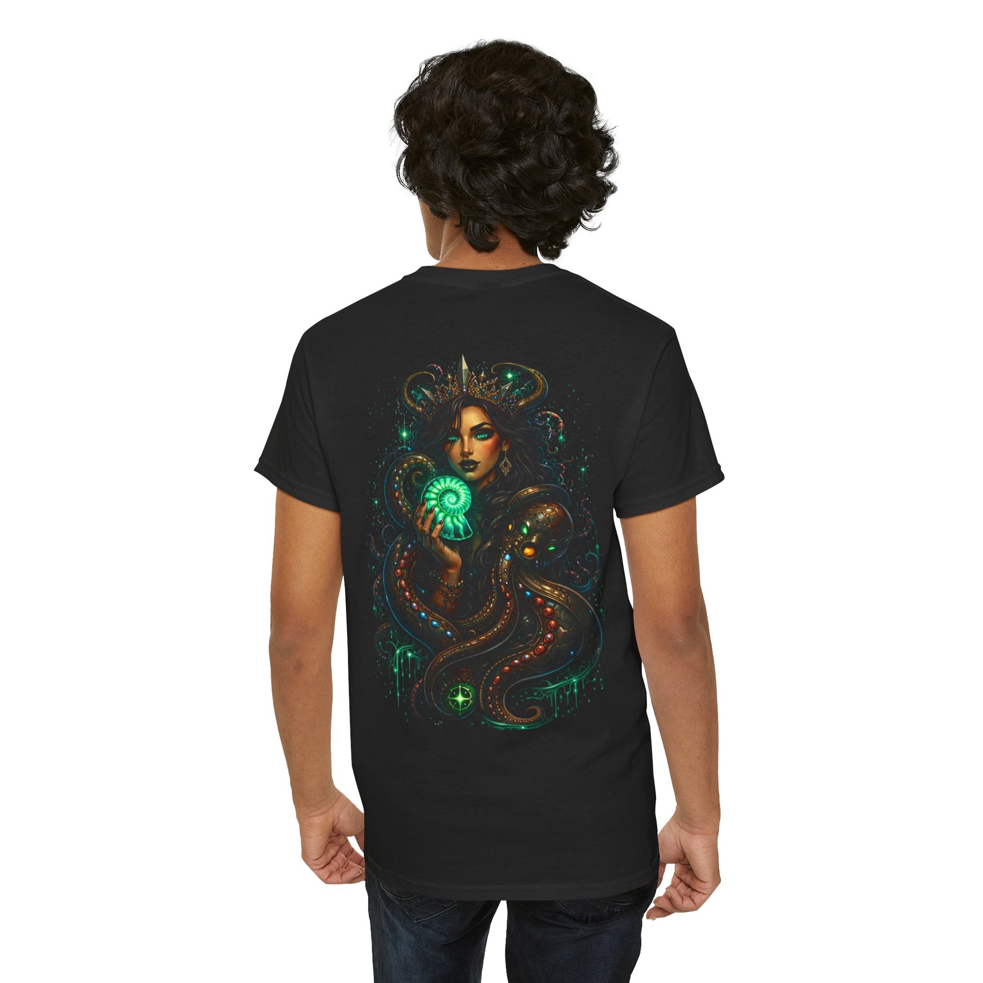 Octopus Goddess T-Shirt — Mystic Sea Woman Graphic Tee