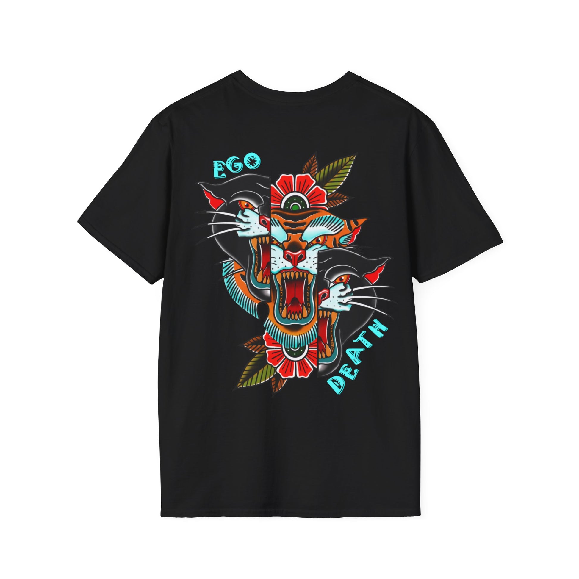 Ego Death Unisex T-Shirt, Artistic Graphic Tee, Casual Gift for Friends, Creative Apparel, Summer Style, Streetwear Vintage