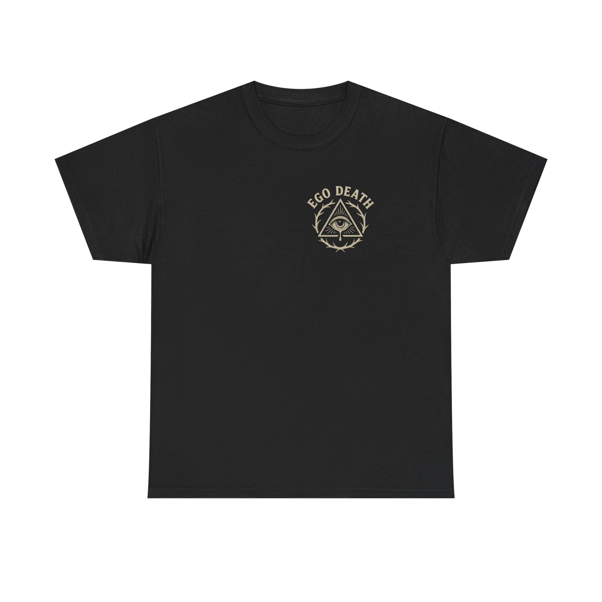From Ruin Beauty T Shirt, Noose and Bloom Flash Design, Old School Tattoo Style Tee, Ego Death Clothing, Black Unisex T Shirt