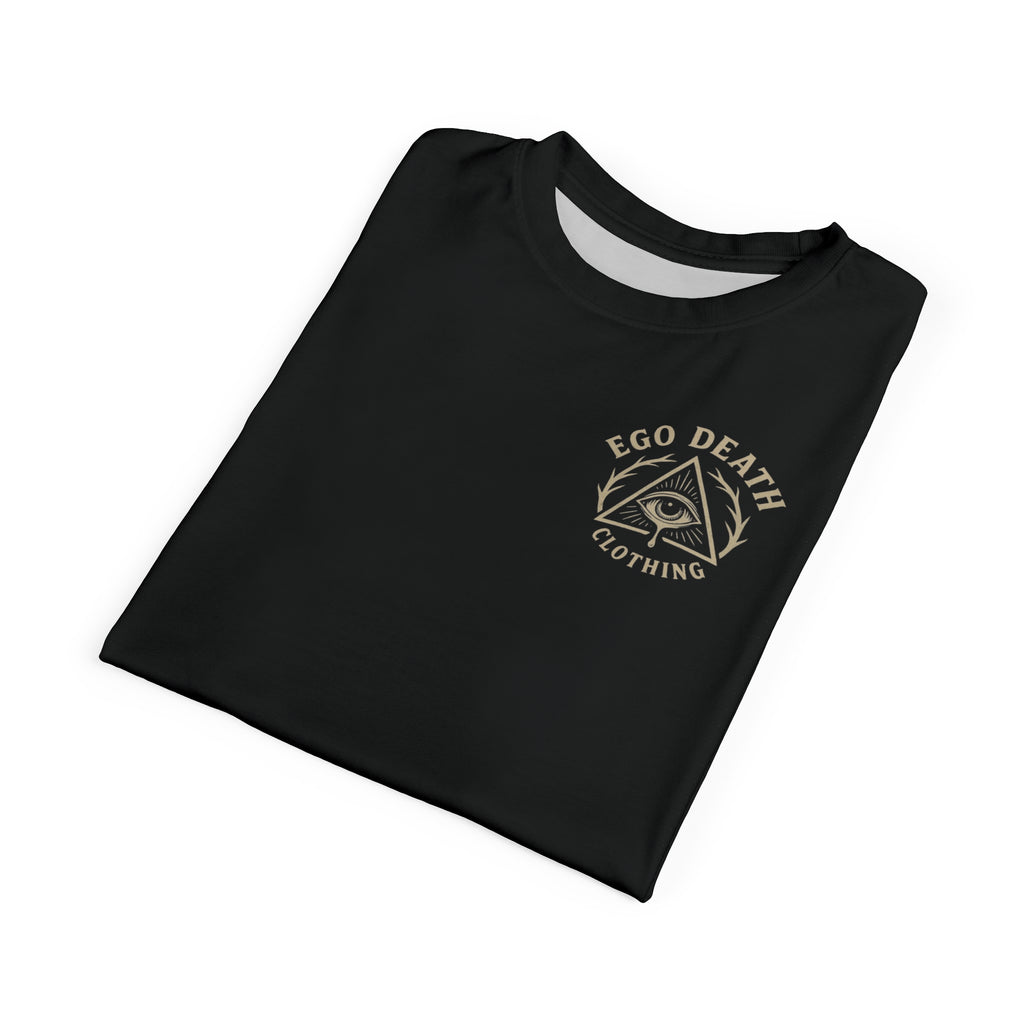 Unisex Cut & Sew Tee,-  Saint of the Sacred End – Occult Series T-Shirt