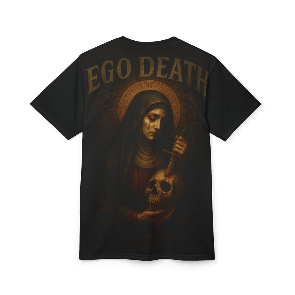 Unisex Cut & Sew Tee,-  Saint of the Sacred End – Occult Series T-Shirt
