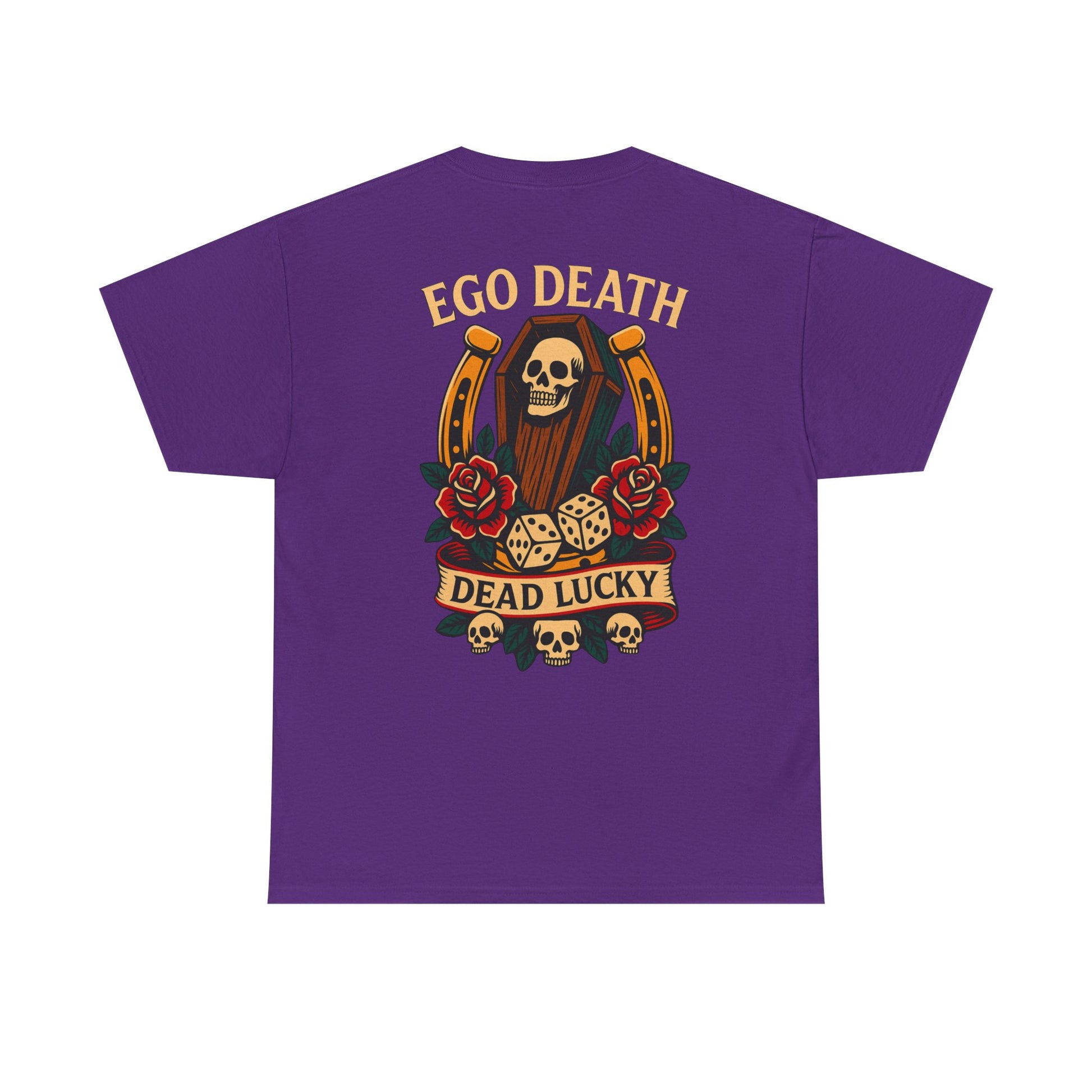 Ego Death® Dead Lucky Tattoo-Inspired Graphic T-Shirt