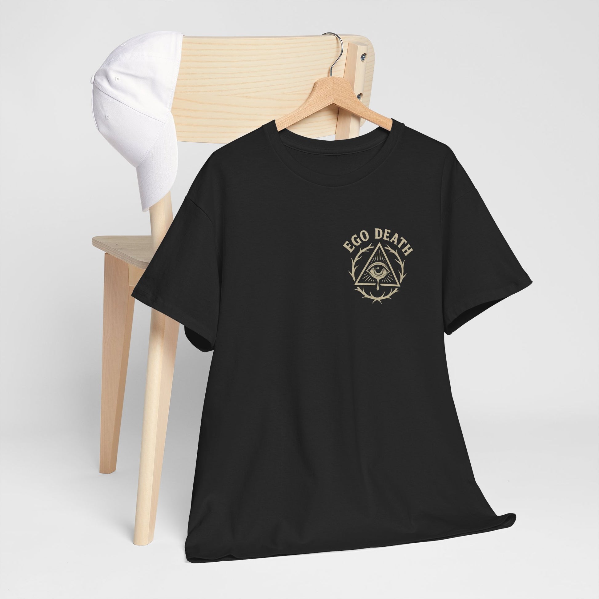 From Ruin Beauty T Shirt, Noose and Bloom Flash Design, Old School Tattoo Style Tee, Ego Death Clothing, Black Unisex T Shirt