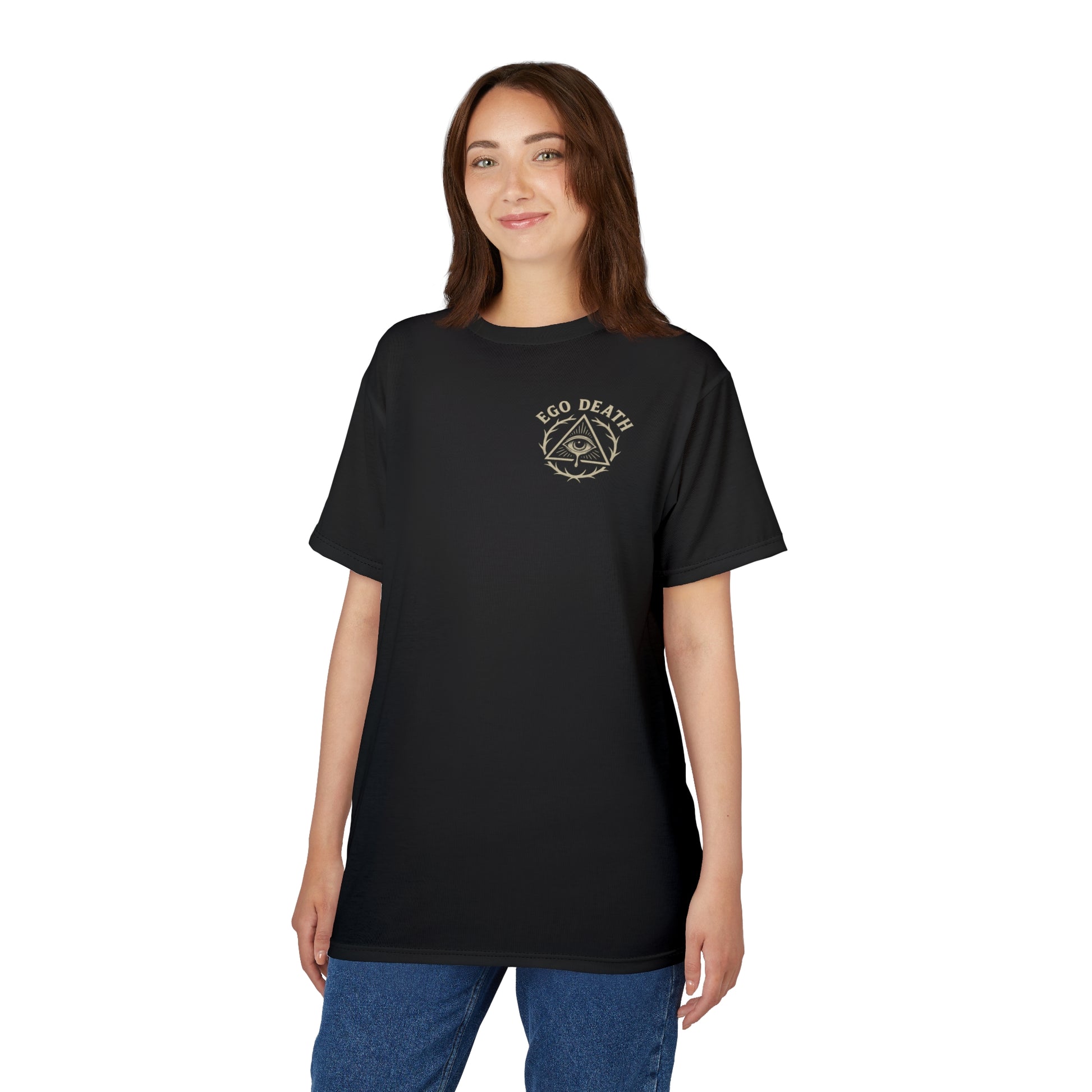 The Lovers End.  Gothic Skeleton Rose T-shirt