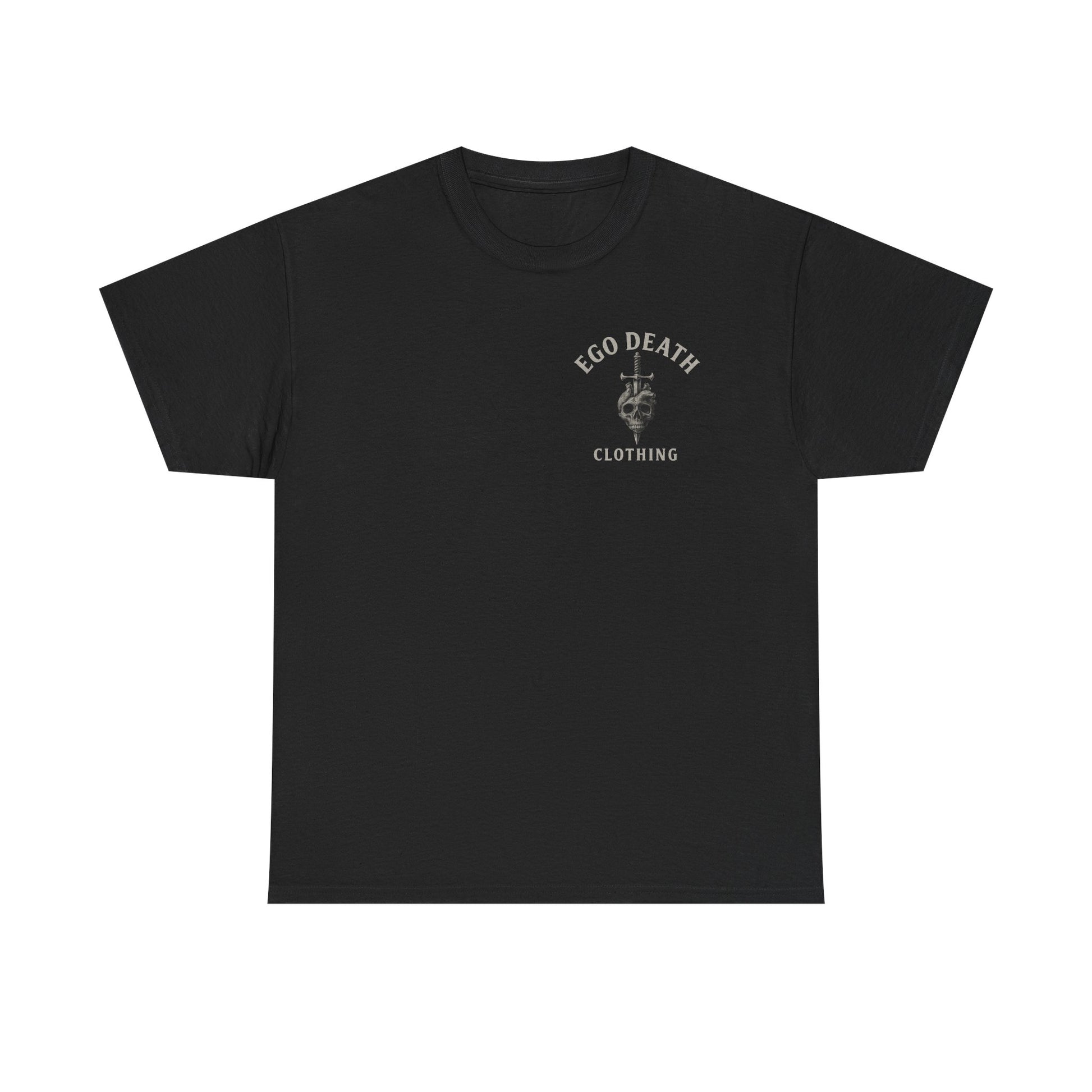 Ego Death® Unisex Cotton Tee - Edgy Graphic T-Shirt, Alternative Fashion, Gift for Him/Her, Streetwear, tattoo art inspired.