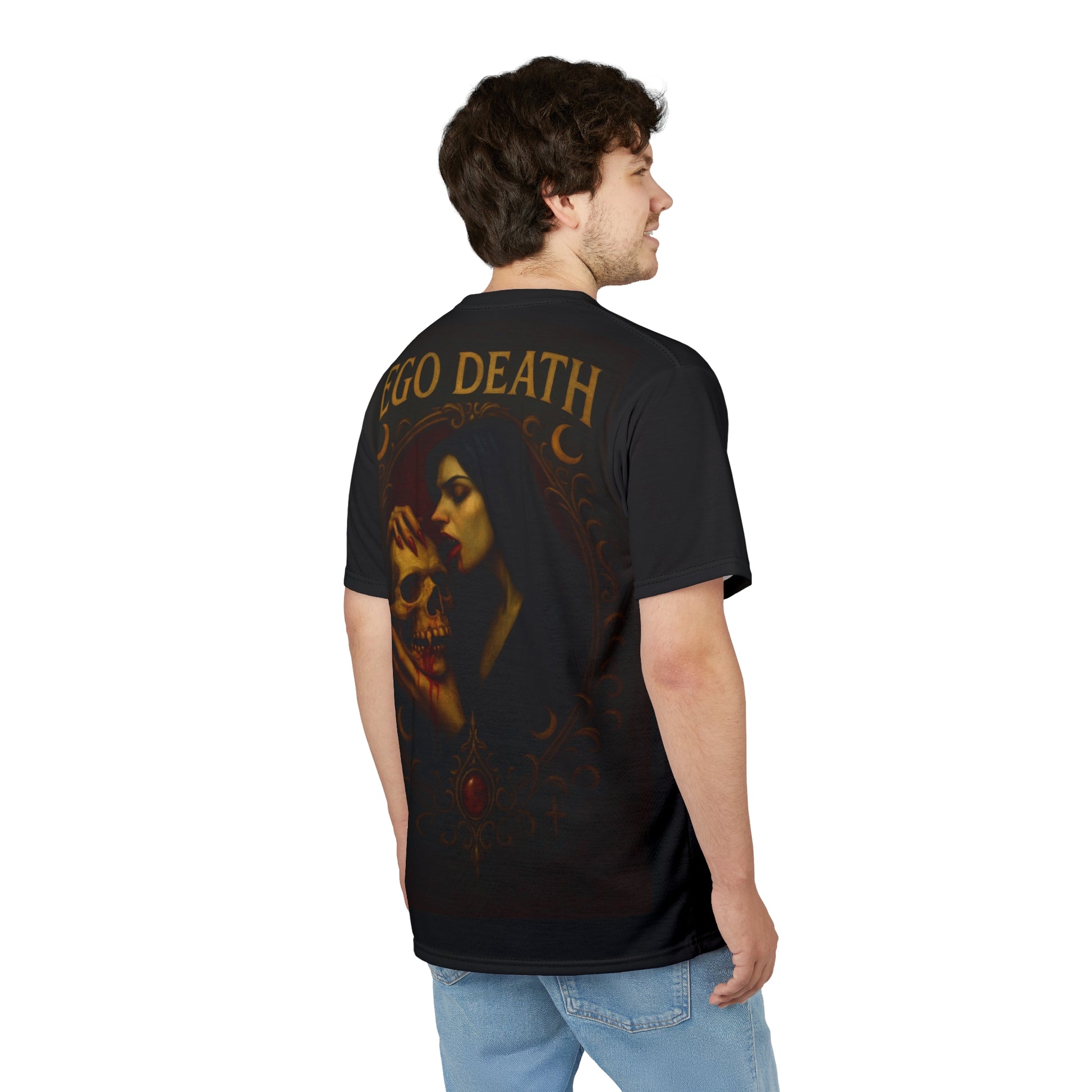 Gothic Vampire Nun T-Shirt | Dark Art Graphic Tee | Occult Skull Shirt | Ego Death Clothing | Alternative Streetwear | Horror Aesthetic