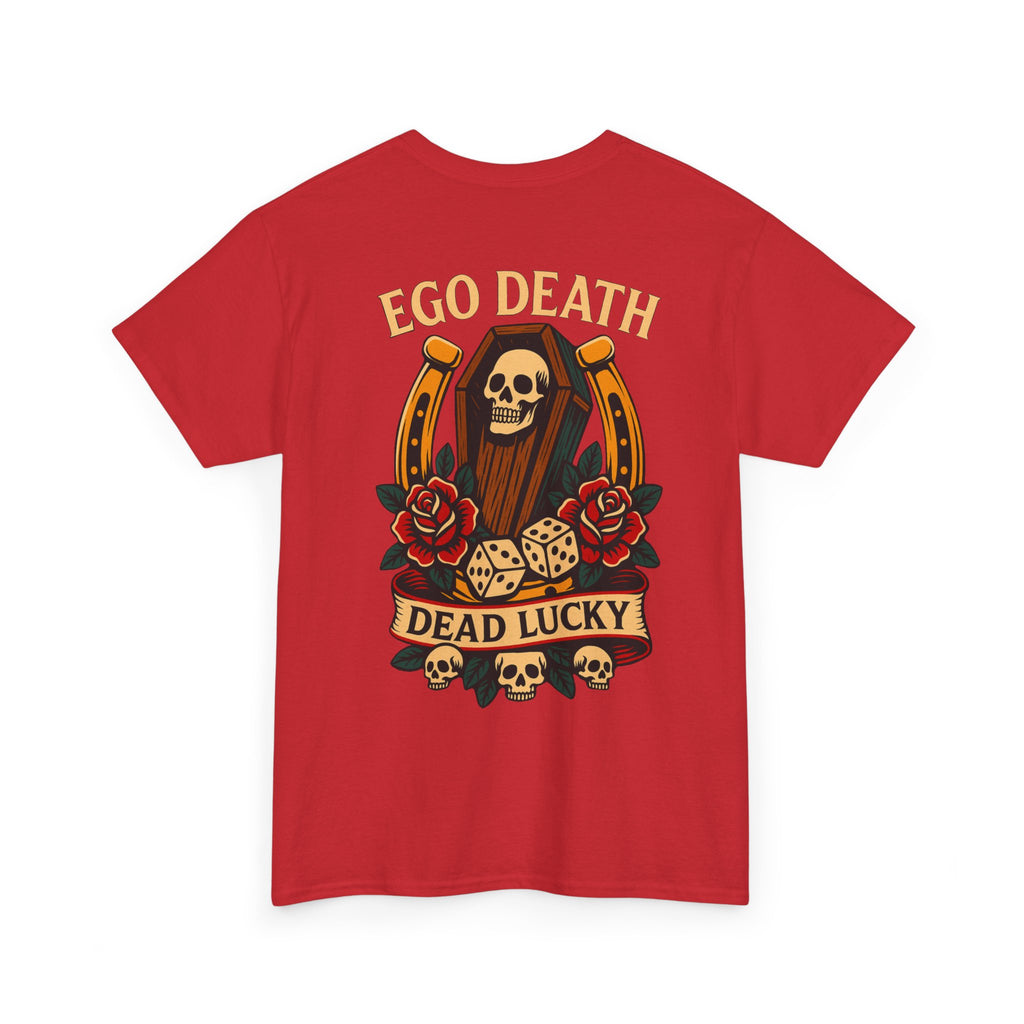 Ego Death® Dead Lucky Tattoo-Inspired Graphic T-Shirt