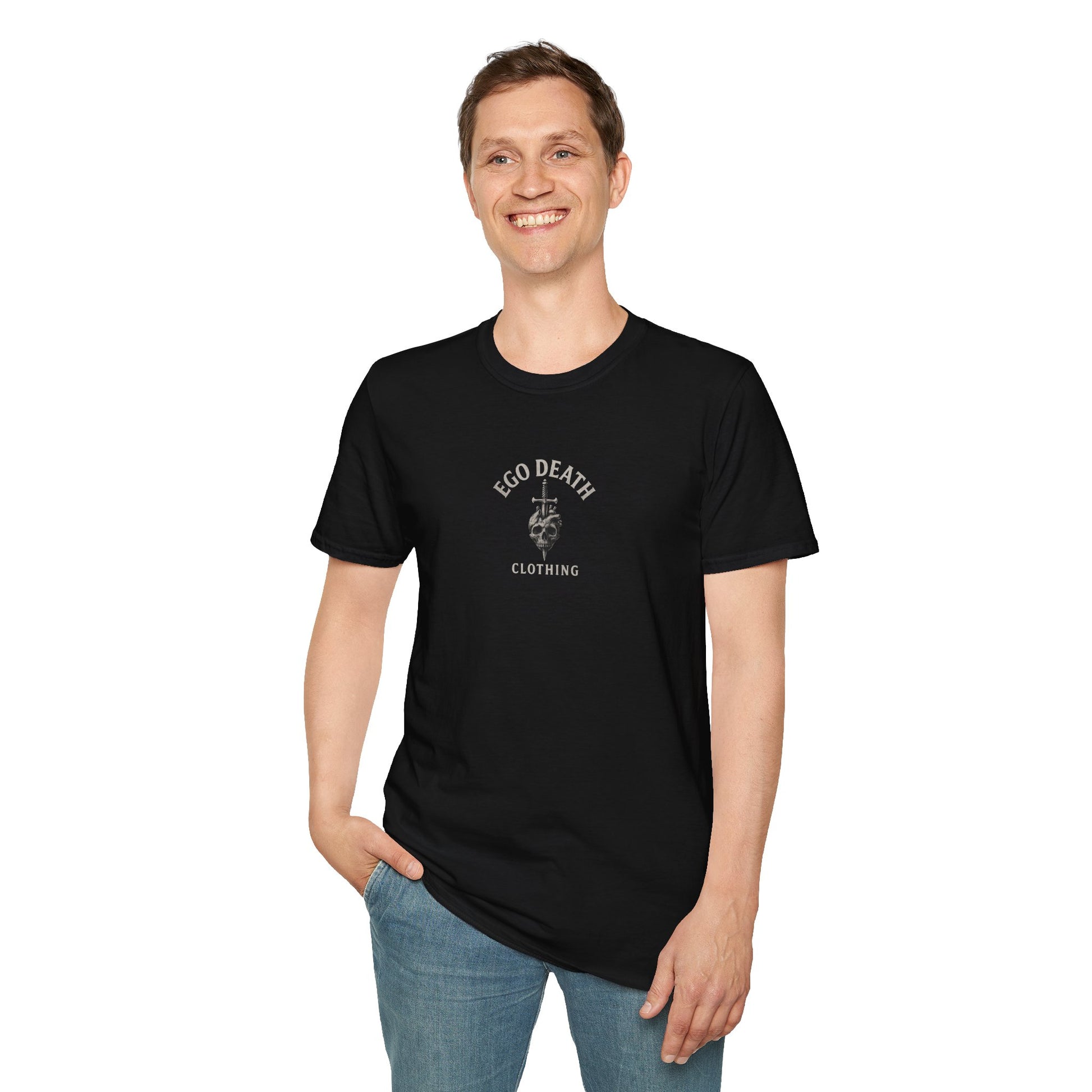 Ego Death Clothing brand Skull & Dagger T‑Shirt — Gothic Graphic Tee
