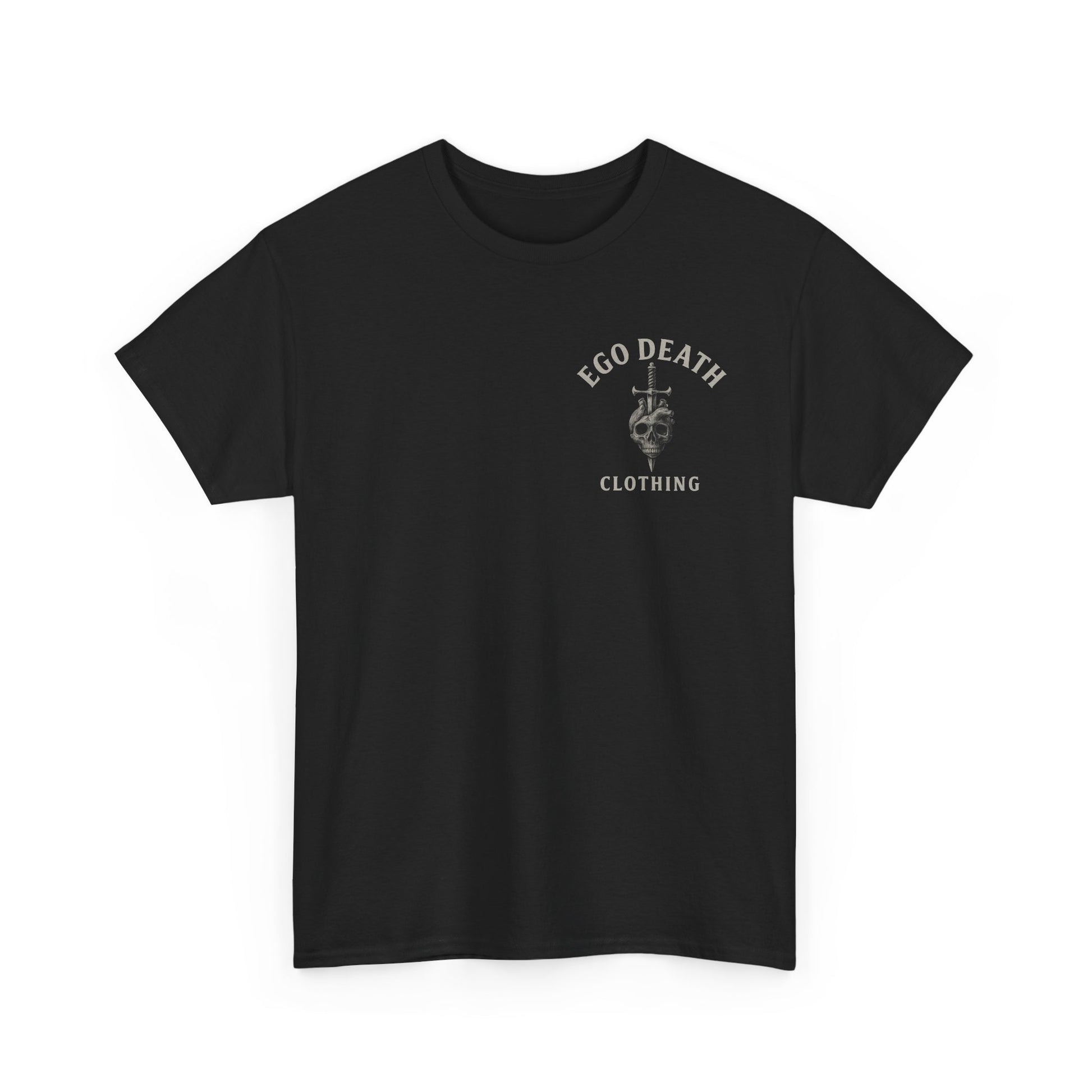 Ego Death® Unisex Cotton Tee - Edgy Graphic T-Shirt, Alternative Fashion, Gift for Him/Her, Streetwear, tattoo art inspired.