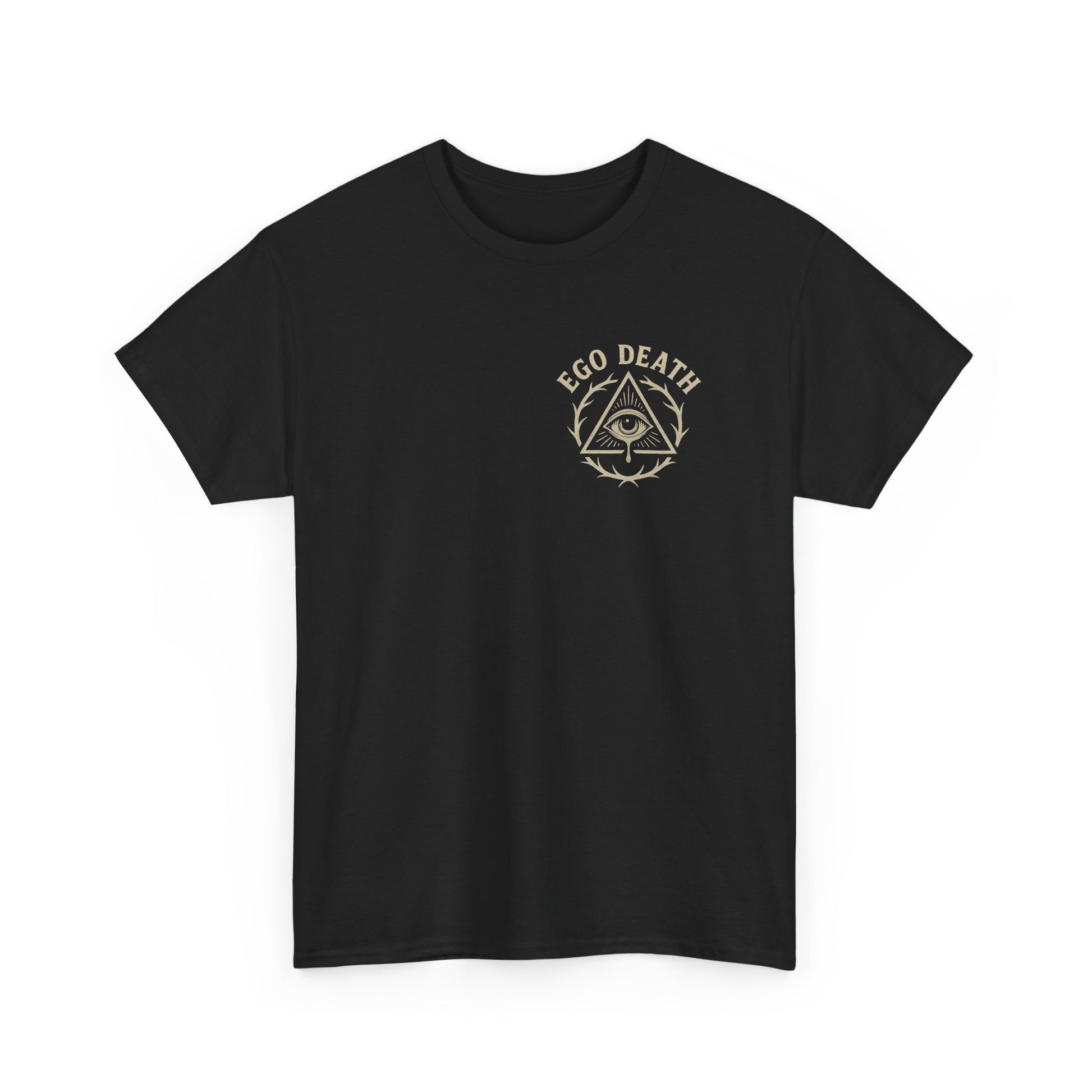 From Ruin Beauty T Shirt, Noose and Bloom Flash Design, Old School Tattoo Style Tee, Ego Death Clothing, Black Unisex T Shirt