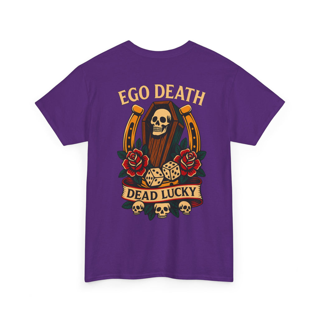 Ego Death® Dead Lucky Tattoo-Inspired Graphic T-Shirt