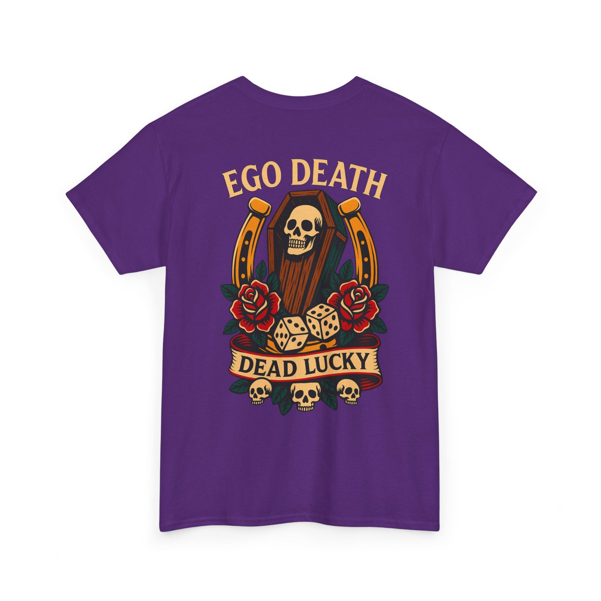 Ego Death® Dead Lucky Tattoo-Inspired Graphic T-Shirt