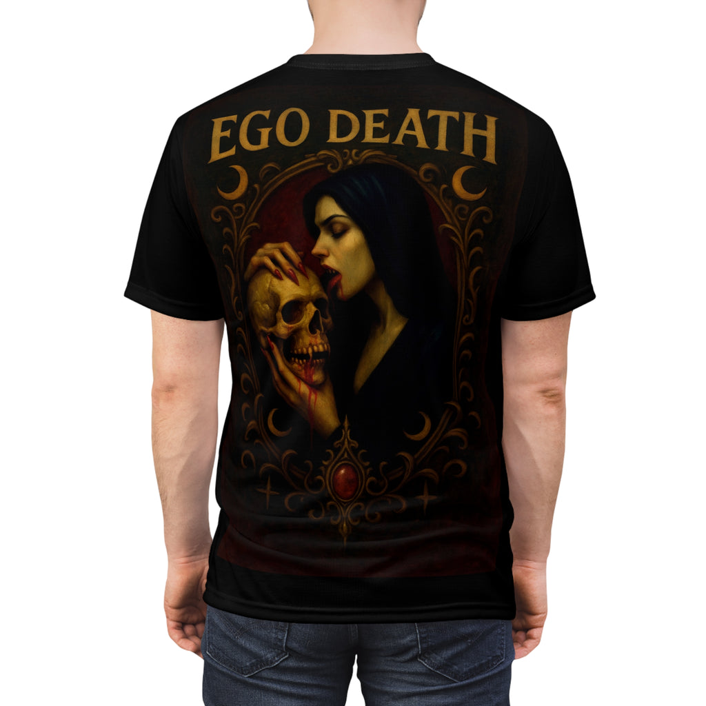 Gothic Vampire Nun T-Shirt | Dark Art Graphic Tee | Occult Skull Shirt | Ego Death Clothing | Alternative Streetwear | Horror Aesthetic