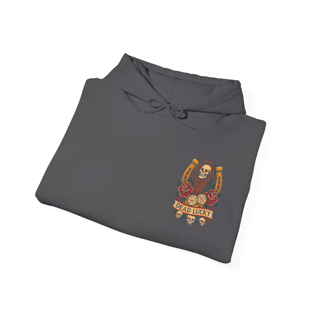 Ego Death Heavy Blend Hoodie | Unisex Sweatshirt, Gift for Gamers, Halloween Apparel, Trendy Streetwear, Vintage Skull Design