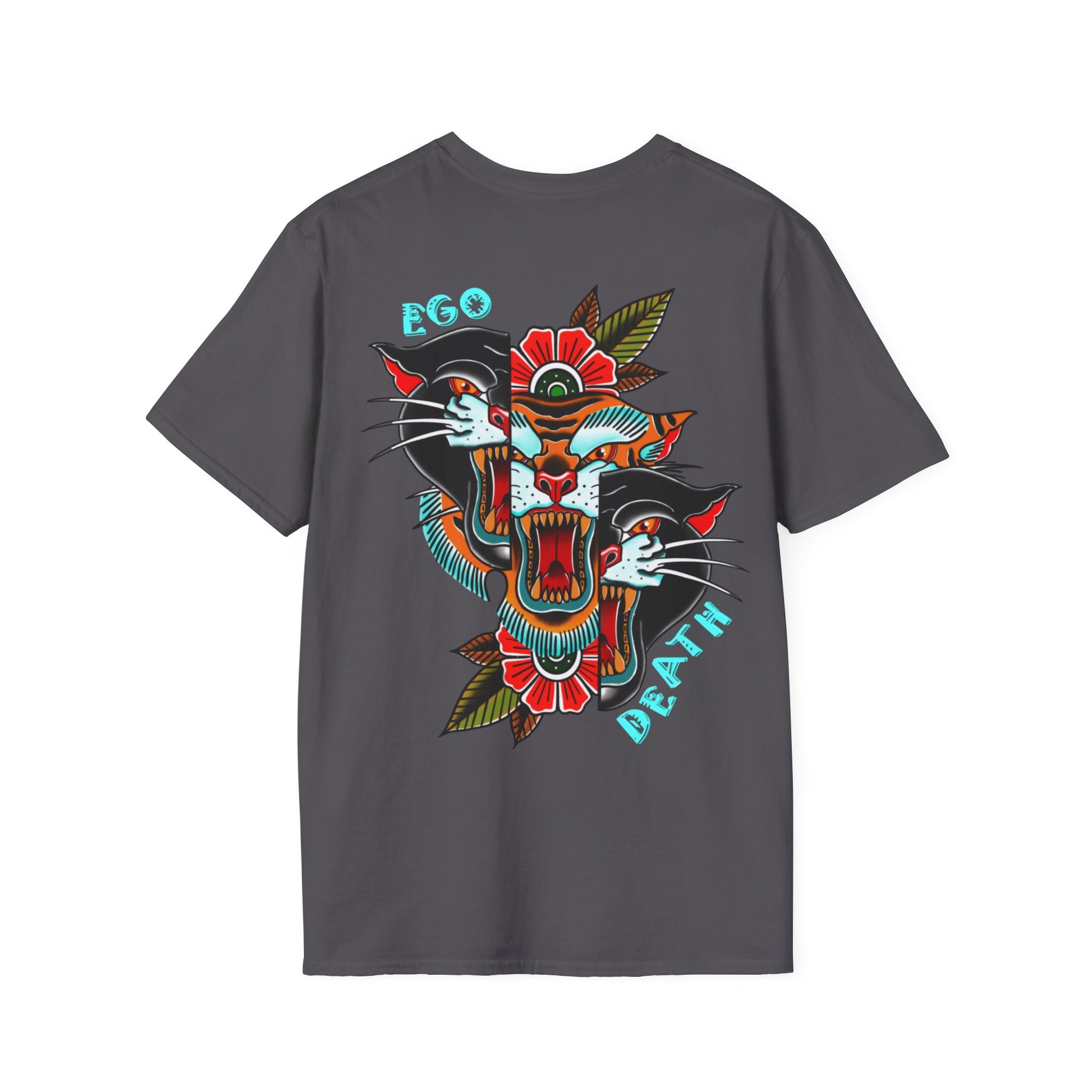 Ego Death Unisex T-Shirt, Artistic Graphic Tee, Casual Gift for Friends, Creative Apparel, Summer Style, Streetwear Vintage