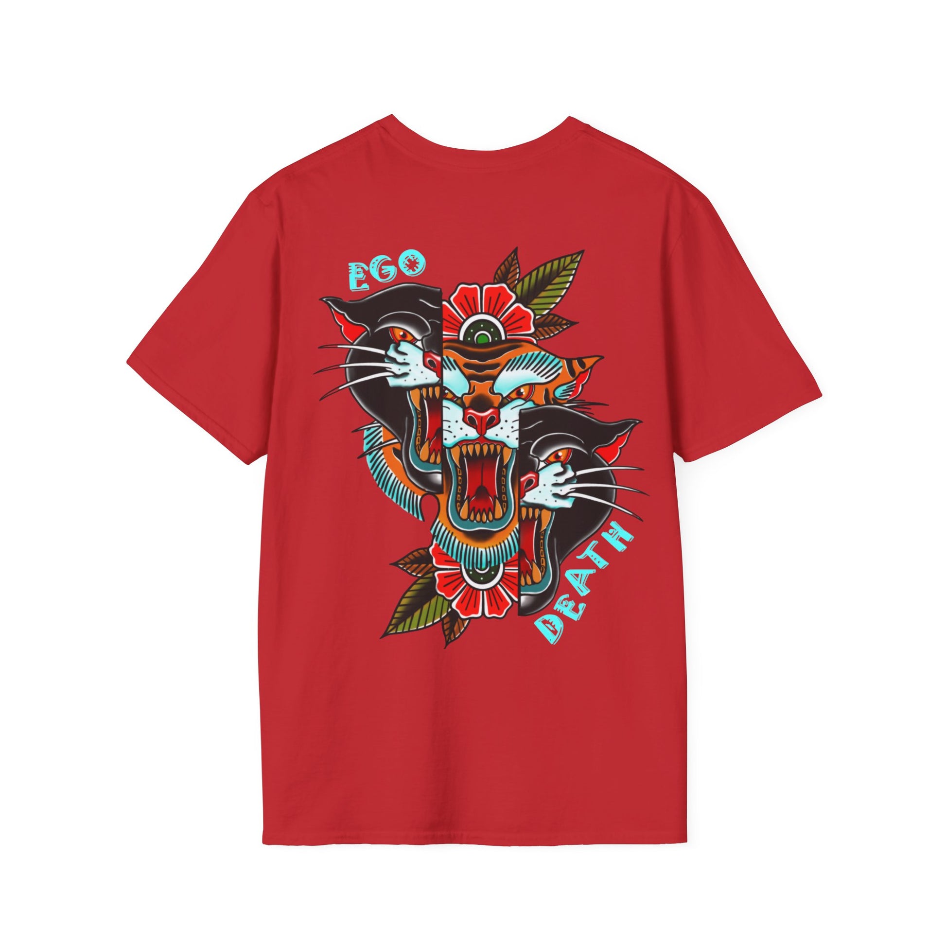 Ego Death Unisex T-Shirt, Artistic Graphic Tee, Casual Gift for Friends, Creative Apparel, Summer Style, Streetwear Vintage