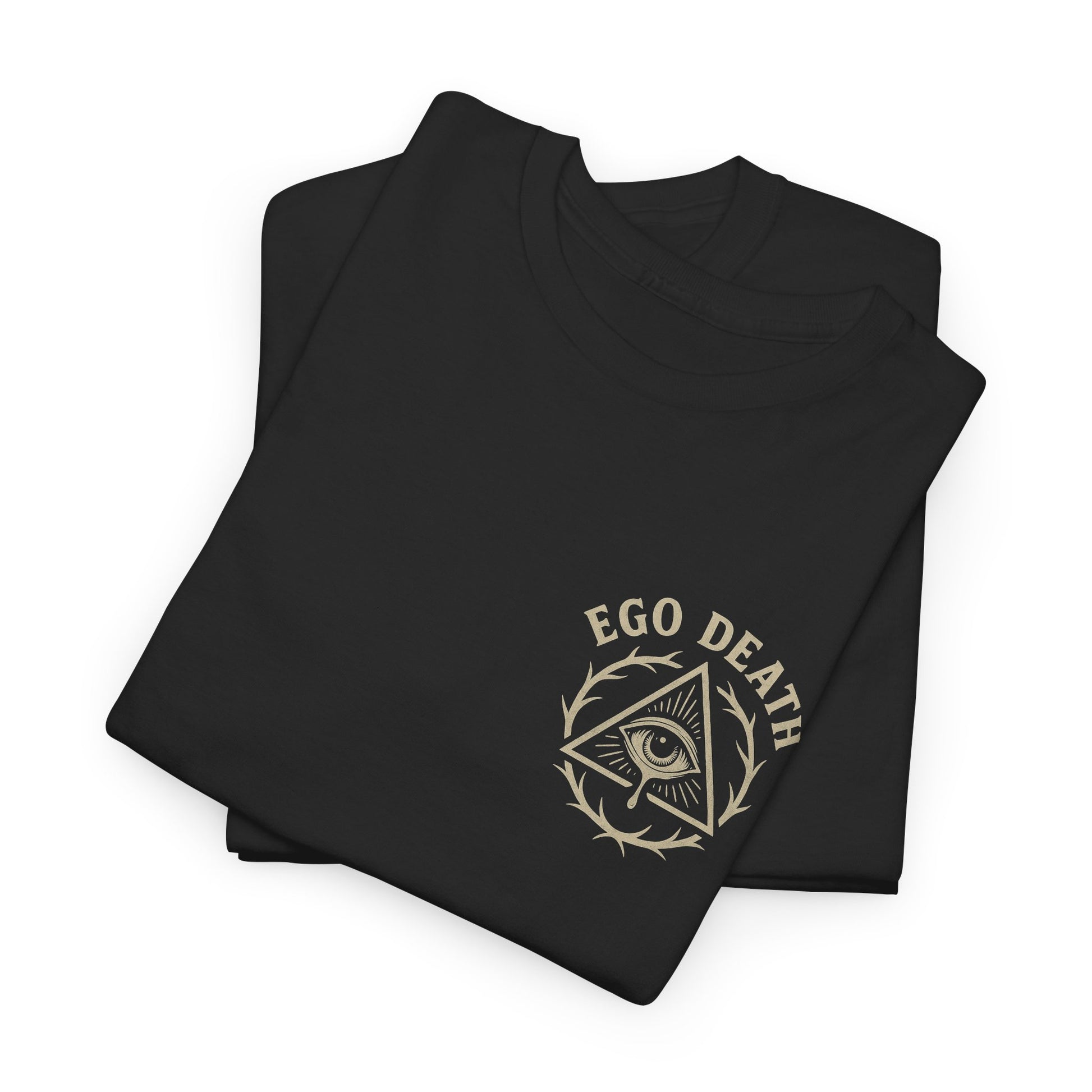 Ego Death® Clothing, wolf in sheep clothing. Trust me, traditional tattoo style black unisex tee