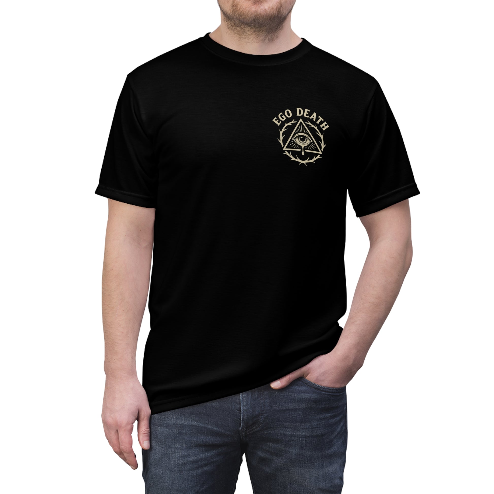 The Lovers End.  Gothic Skeleton Rose T-shirt